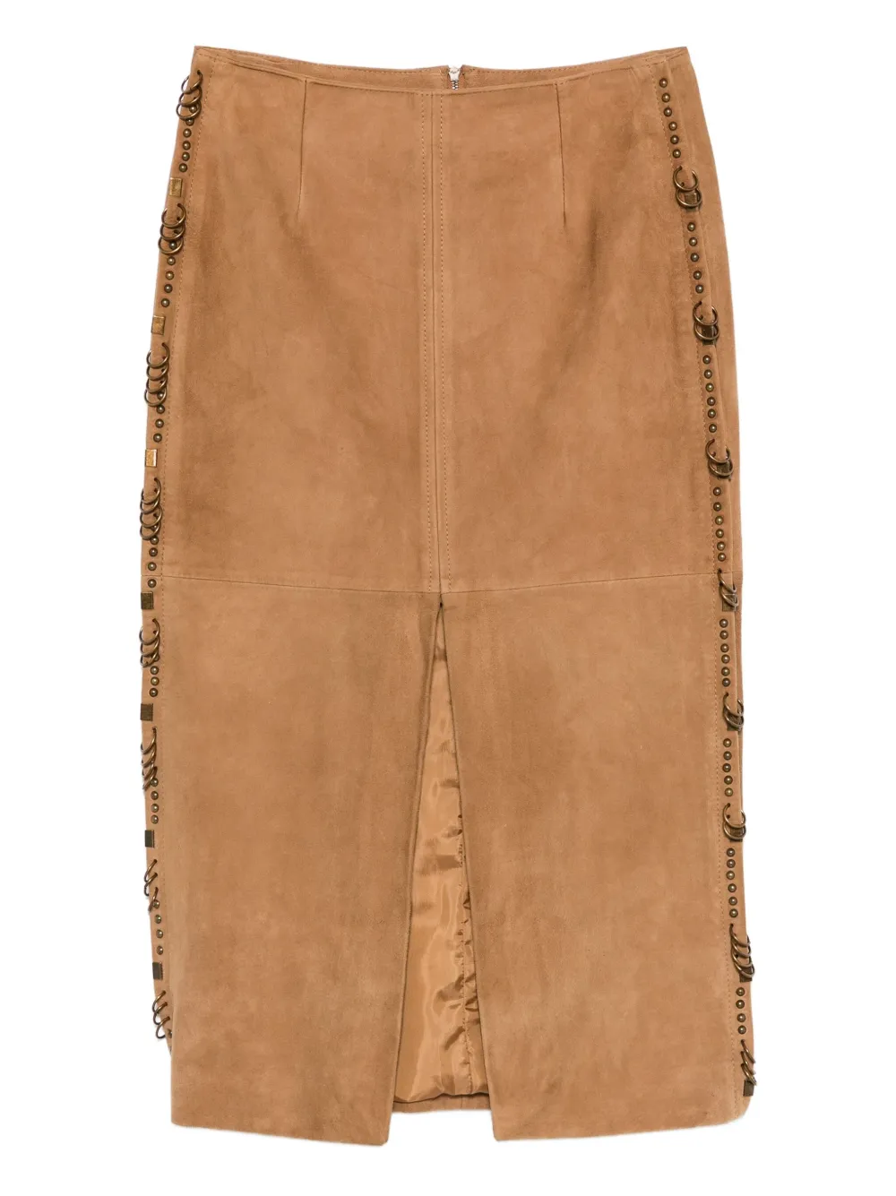 Замшевая юбка миди Patrizia Pepe, коричневый
Замшевая юбка миди Patrizia Pepe, коричневый