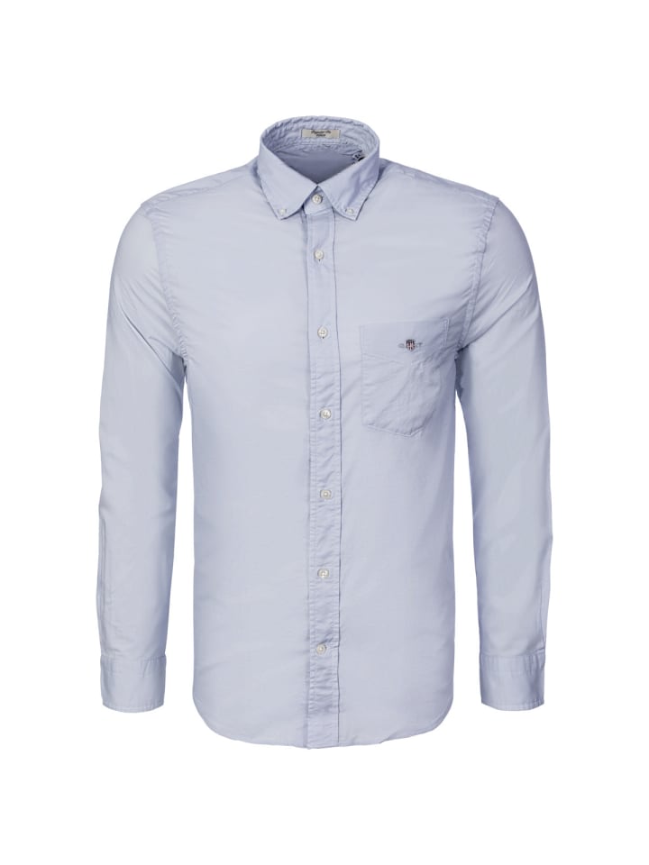 Gant Рубашка с длинными рукавами Reg Classic Poplin светло-голубого цвета
Gant Рубашка с длинными рукавами Reg Classic Poplin светло-голубого цвета
