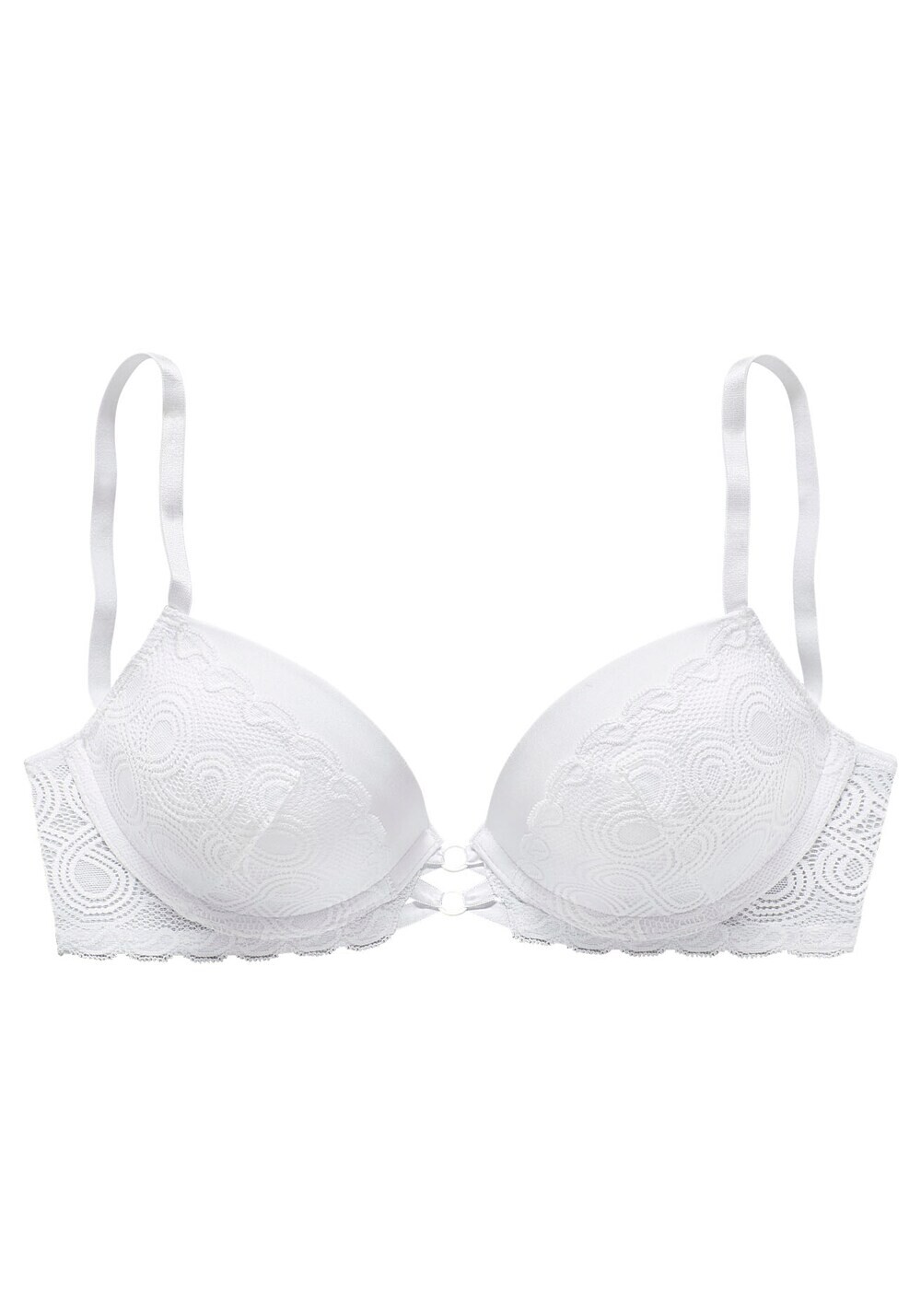 Бюстгальтер с эффектом пуш-ап Lascana, белый
Бюстгальтер с эффектом пуш-ап Lascana, белый