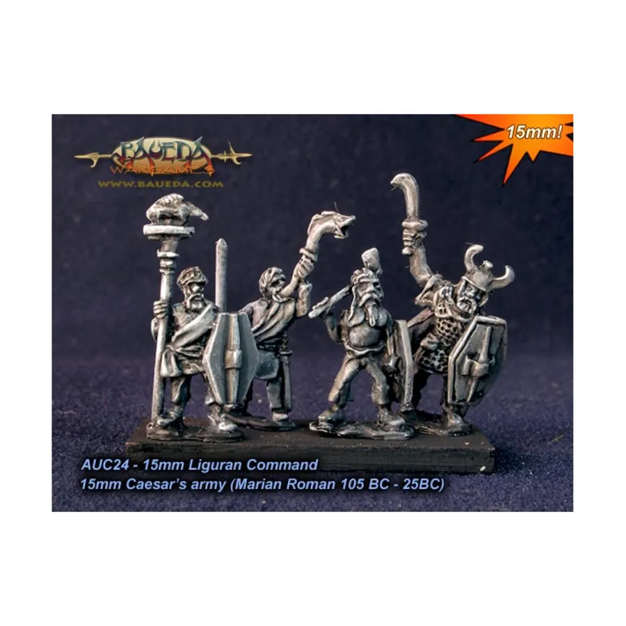 Лигурийское командование, Historical Miniatures - Romans (15mm) (Baueda)
Лигурийское командование, Historical Miniatures - Romans (15mm) (Baueda)