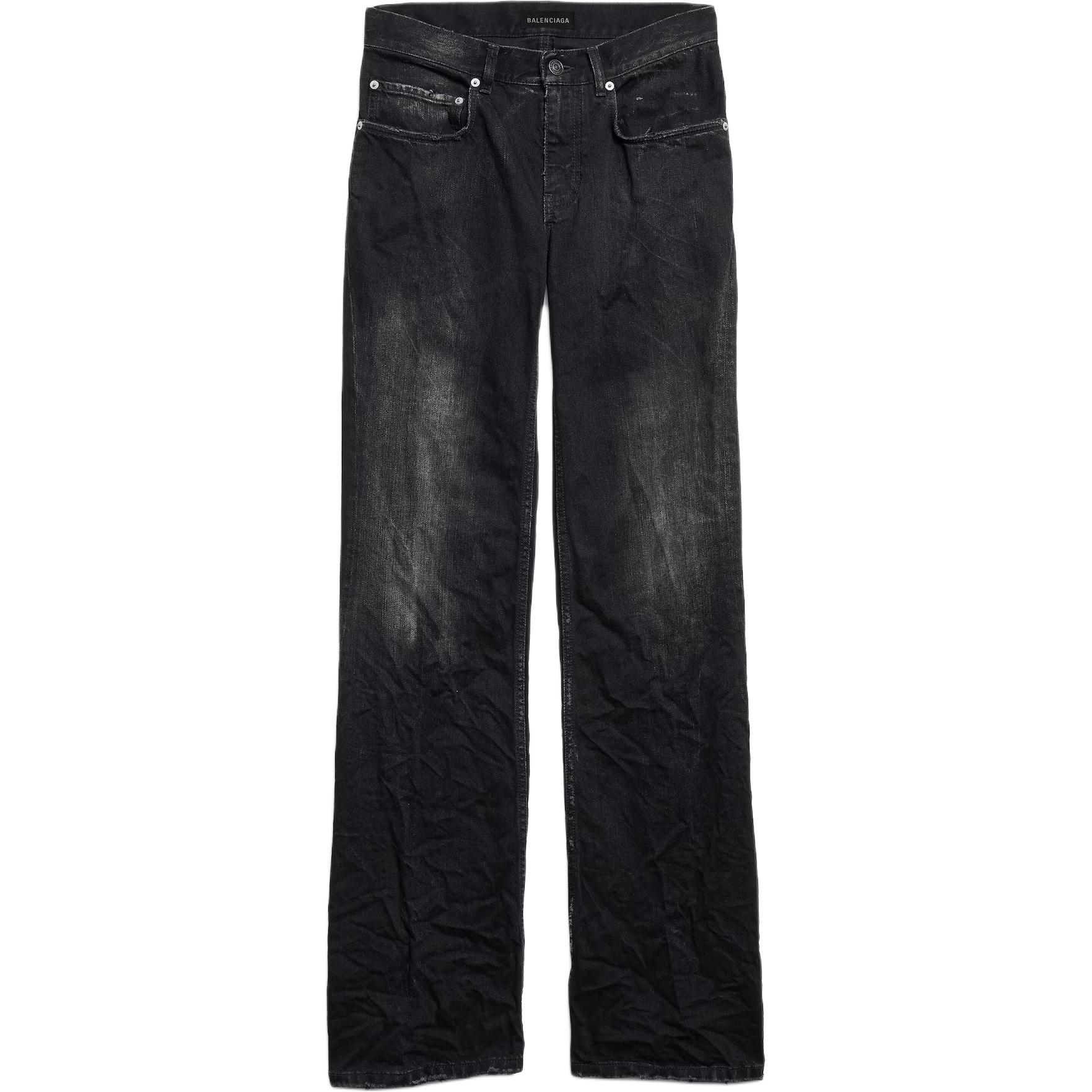 Широкие джинсы Balenciaga, черный
Широкие джинсы Balenciaga, черный