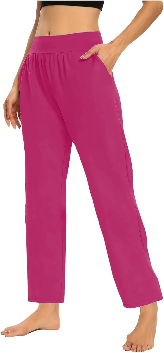 Женские штаны для йоги с карманом, высокие, прямые, свободные
Женские штаны для йоги с карманом, высокие, прямые, свободные