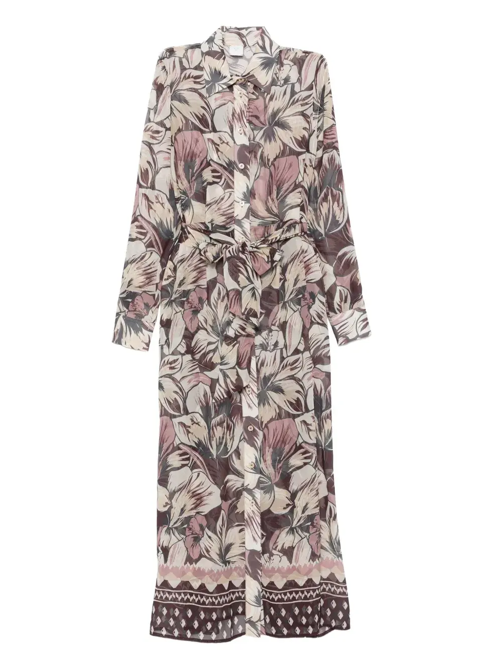 Платье миди с поясом и цветочным принтом Eleventy, фиолетовый
Платье миди с поясом и цветочным принтом Eleventy, фиолетовый