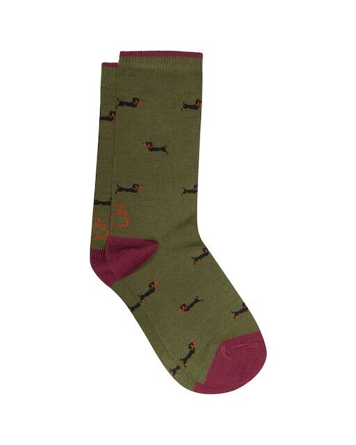 Короткие носки с принтом «Такса» и простой пяткой и носком Kiff-Kiff, зеленый
Короткие носки с принтом «Такса» и простой пяткой и носком Kiff-Kiff, зеленый