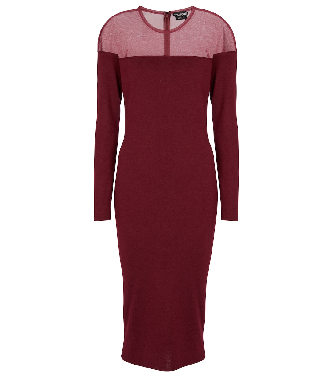 Платье миди из кашемира и шелка Tom Ford, Cranberry
Платье миди из кашемира и шелка Tom Ford, Cranberry