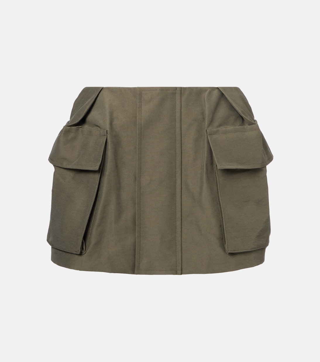 Шорты из смесовой хлопковой ткани Sacai, хаки
Шорты из смесовой хлопковой ткани Sacai, хаки