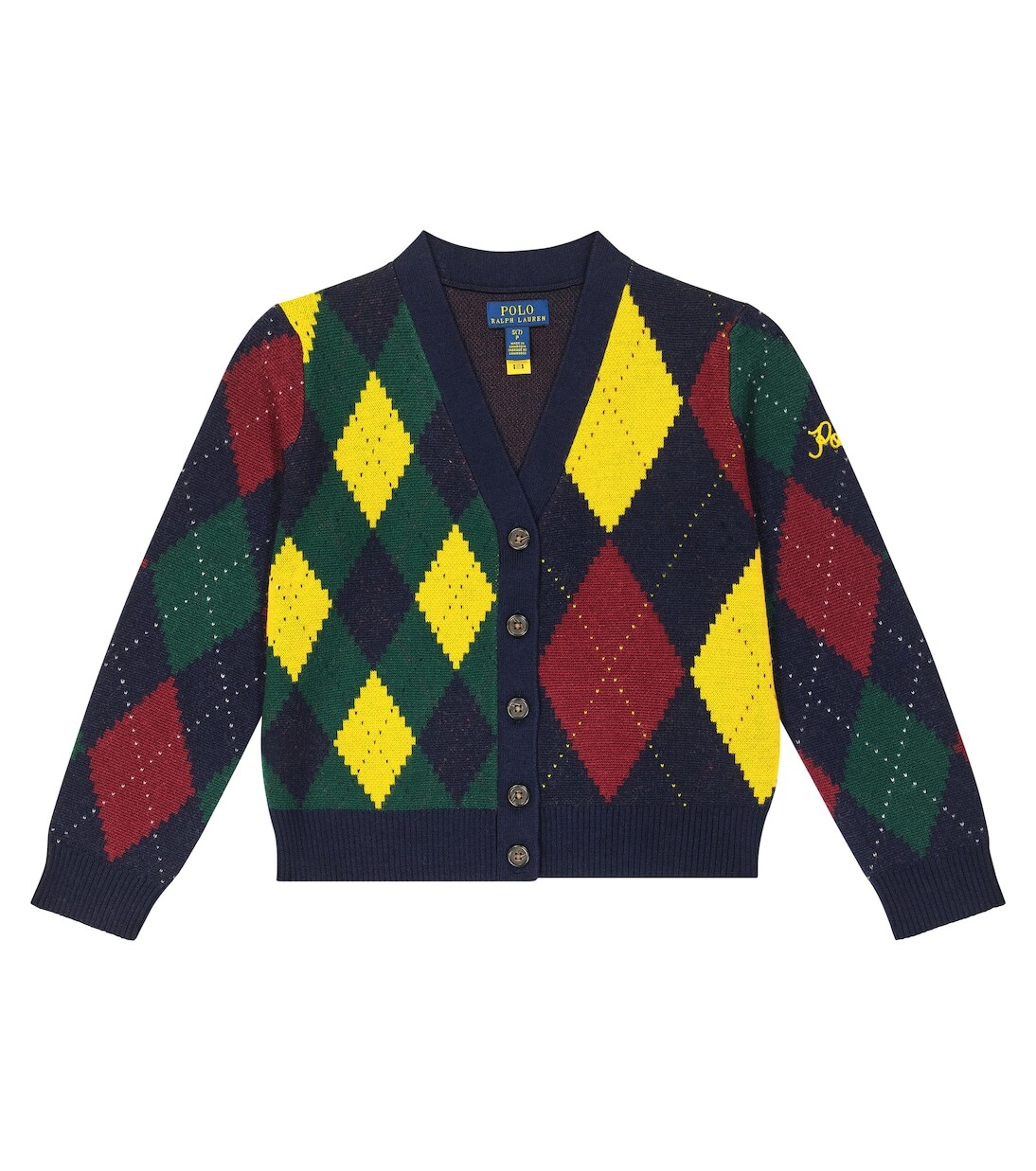 Кардиган с узором аргайл Polo Ralph Lauren Kids, мультиколор
Кардиган с узором аргайл Polo Ralph Lauren Kids, мультиколор