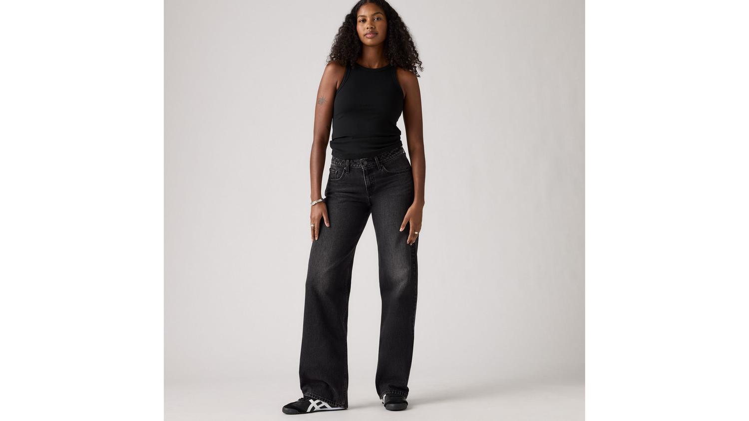 Джинсы женские низкие свободные Levi's, Tech Storm - Black
Джинсы женские низкие свободные Levi's, Tech Storm - Black