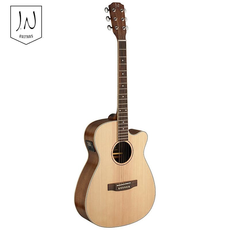 Акустическая гитара James Neligan ASY-ACE Auditorium Solid Spruce Top Mahogany Neck 6-String Acoustic-Electric Guitar
Акустическая гитара James Neligan ASY-ACE Auditorium Solid Spruce Top Mahogany Neck 6-String Acoustic-Electric Guitar
