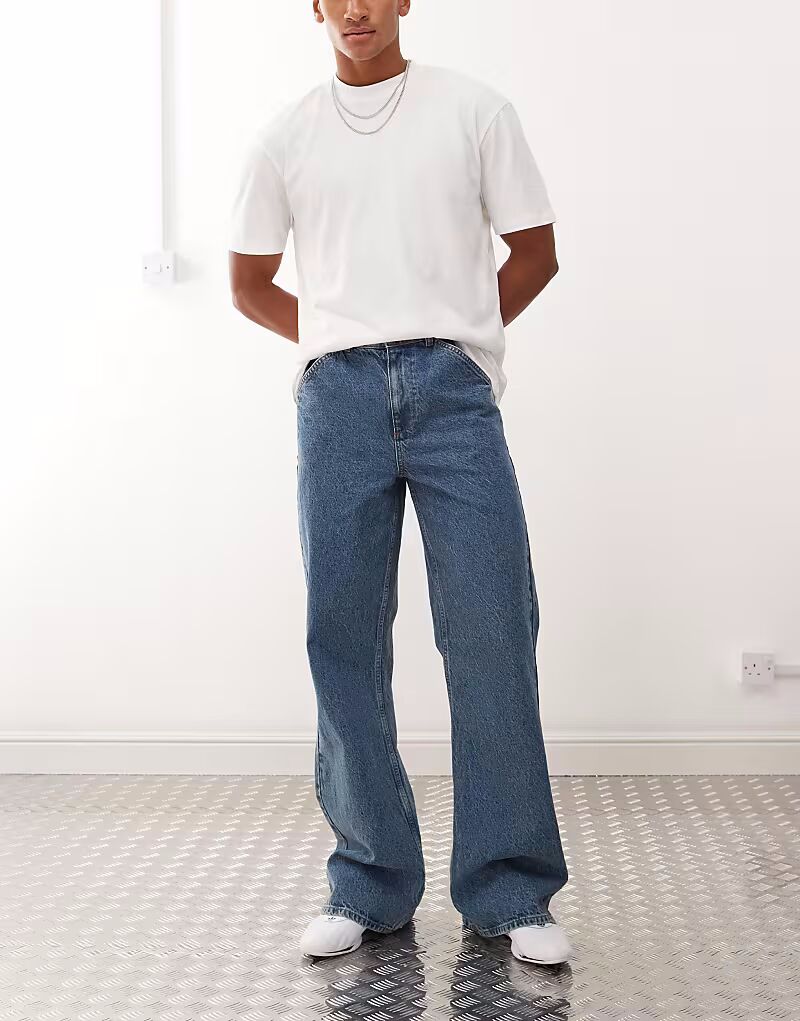 Расклешенные джинсы COLLUSION средней степени стирки со строчкой табачного цвета
Расклешенные джинсы COLLUSION средней степени стирки со строчкой табачного цвета