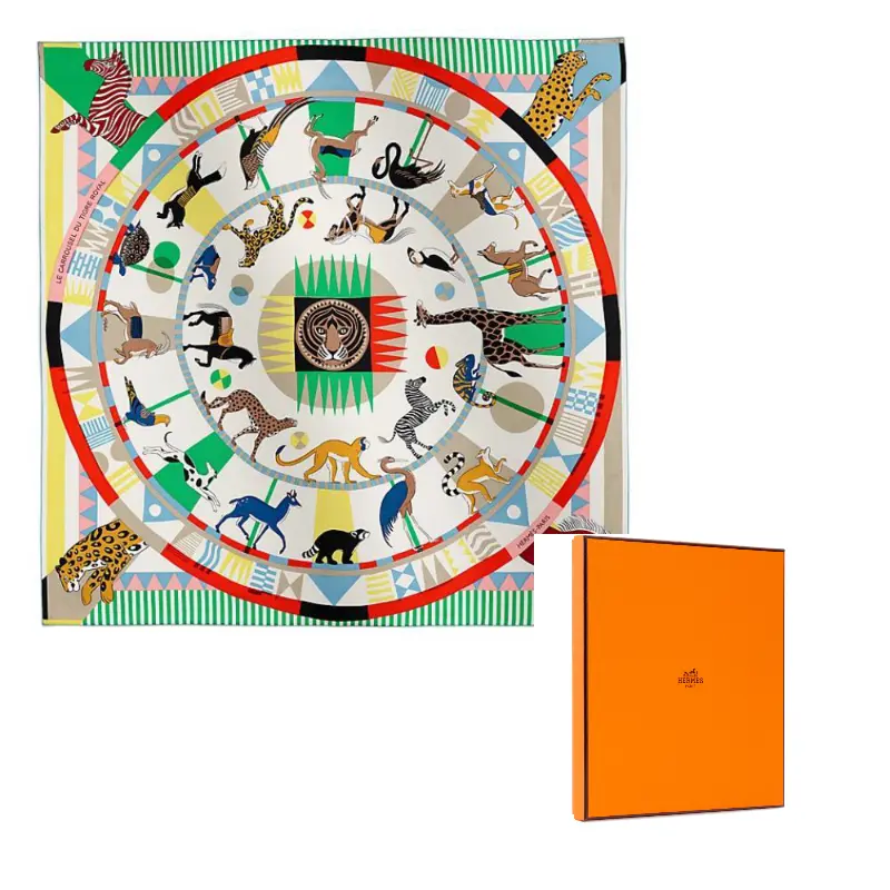 HERMES Шёлковый шарф Mulberry зелёный, Green
HERMES Шёлковый шарф Mulberry зелёный, Green