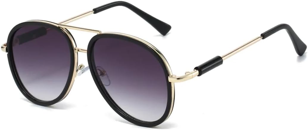 Модные мужские солнцезащитные очки с двойной перемычкой, защита от УФ-излучения UV400, винтажные, с градиентным зеркальным покрытием, женская металлическая оправа VFDHN, 59104-c1
Модные мужские солнцезащитные очки с двойной перемычкой, защита от УФ-излучения UV400, винтажные, с градиентным зеркальным покрытием, женская металлическая оправа VFDHN, 59104-c1