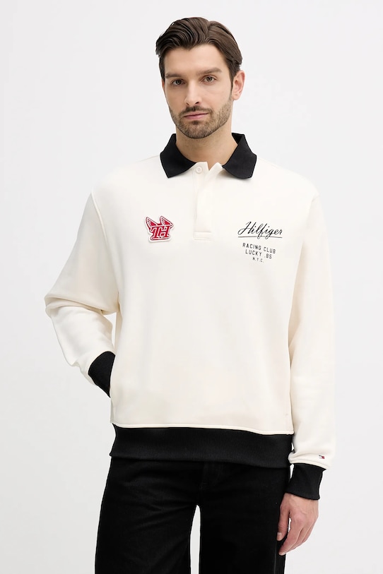 Хлопковая толстовка Tommy Hilfiger, бежевый
Хлопковая толстовка Tommy Hilfiger, бежевый