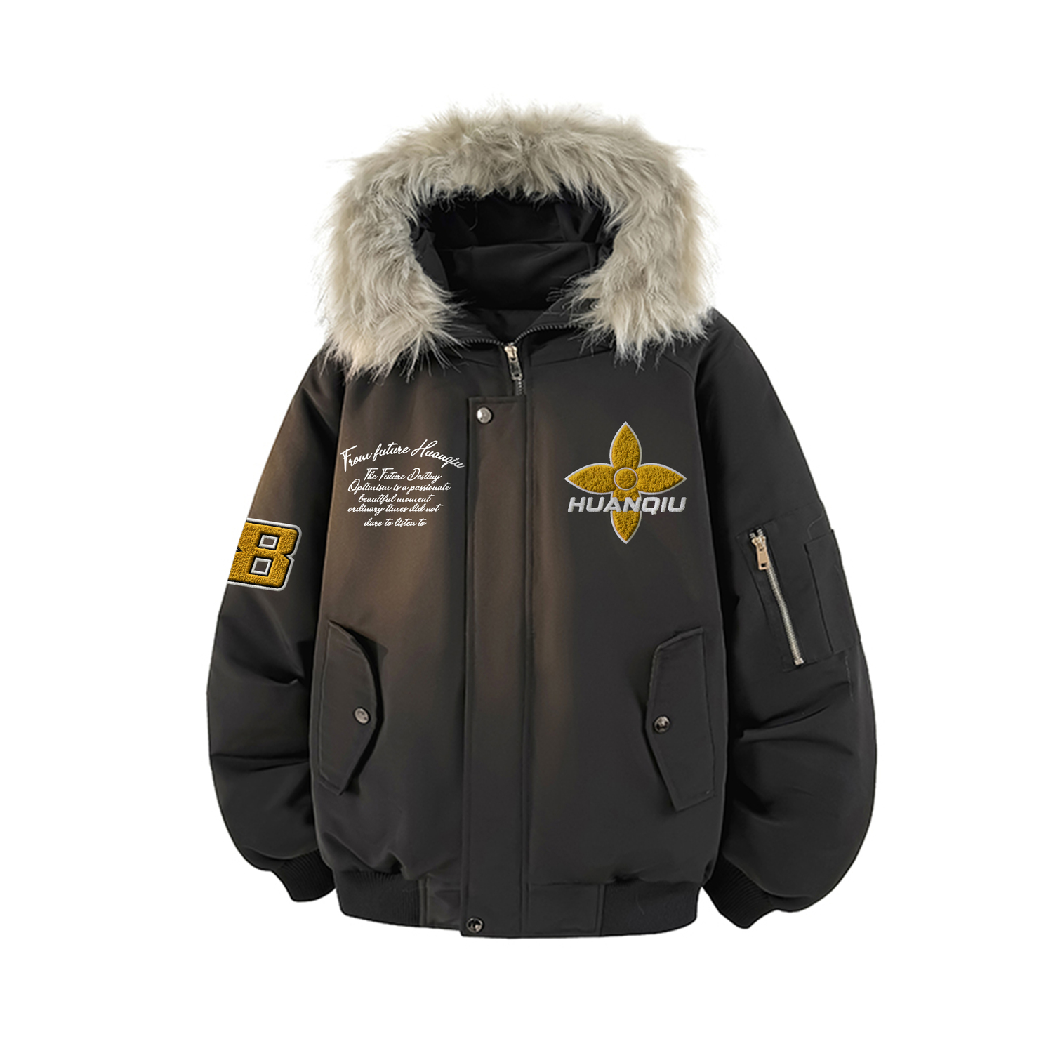 Пуховик Unisex Hooded Thickened Puffer Jacket HUANQIU, черный (желтый)
Пуховик Unisex Hooded Thickened Puffer Jacket HUANQIU, черный (желтый)