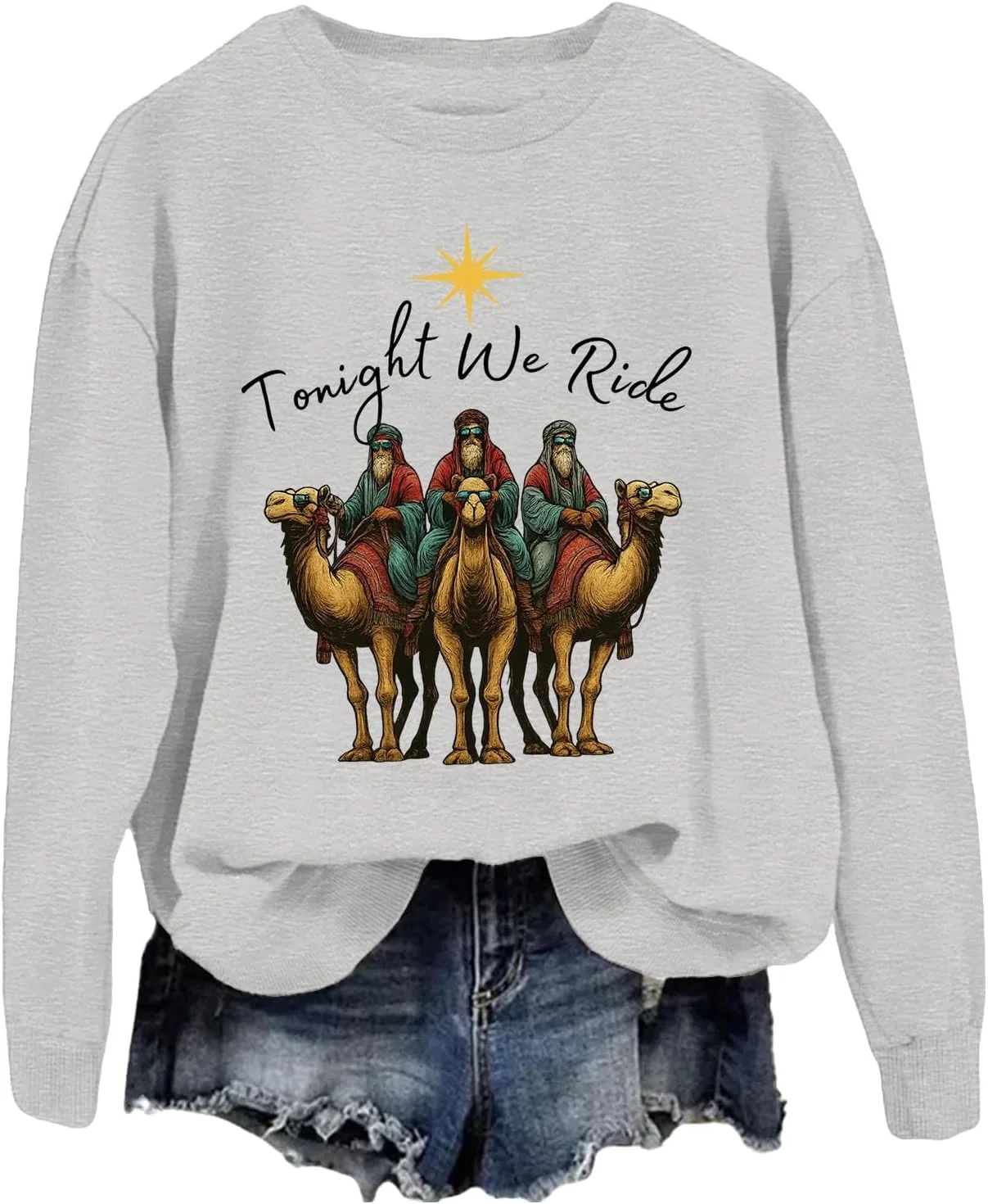 Толстовка Tonight We Ride, рождественская с тремя волхвами MQZUO
Толстовка Tonight We Ride, рождественская с тремя волхвами MQZUO