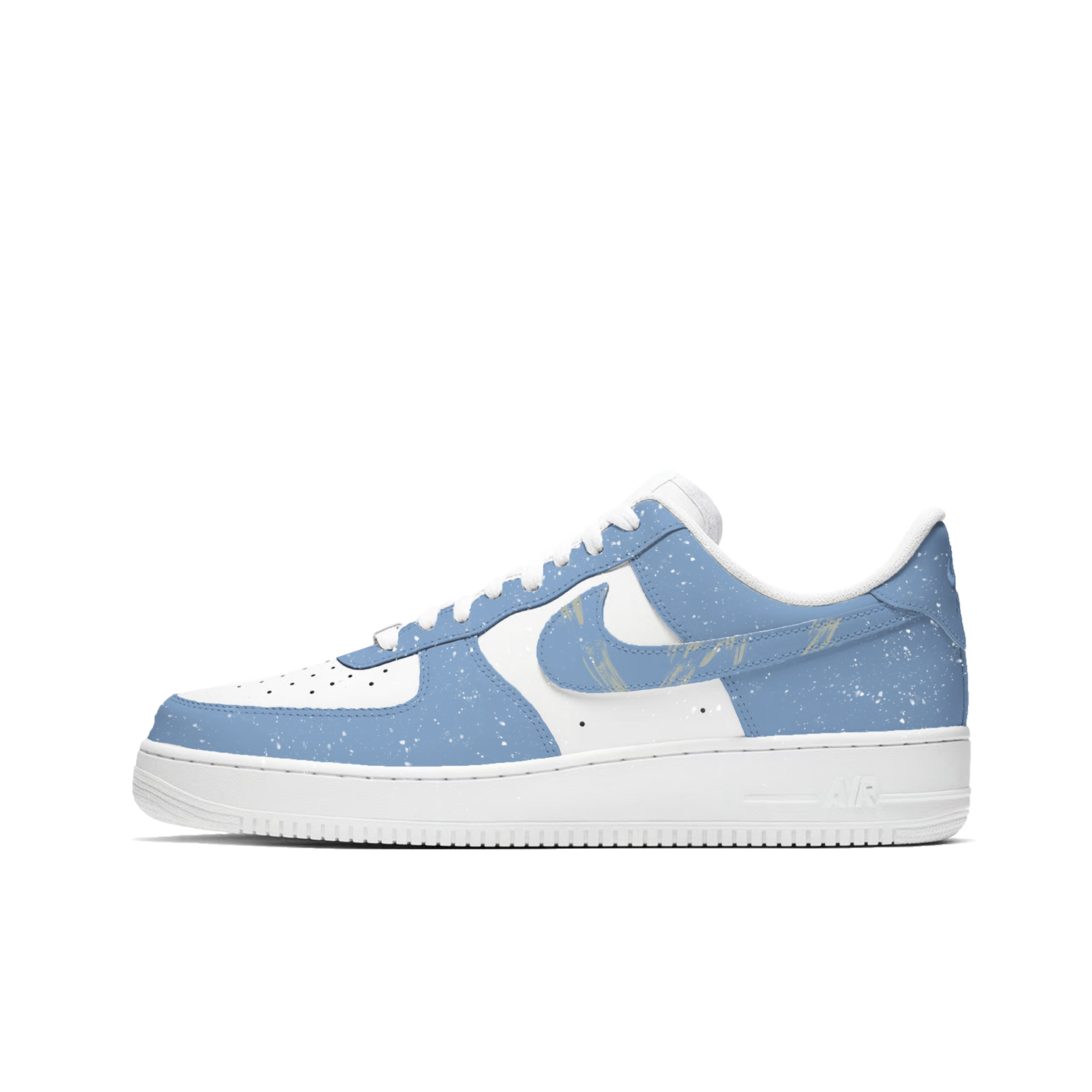 Nike Air Force 1 Ice Blue Gold, Premium, Vintage, Campus Style, ручная роспись граффити, кожаная подкладка, противоскользящая
Nike Air Force 1 Ice Blue Gold, Premium, Vintage, Campus Style, ручная роспись граффити, кожаная подкладка, противоскользящая