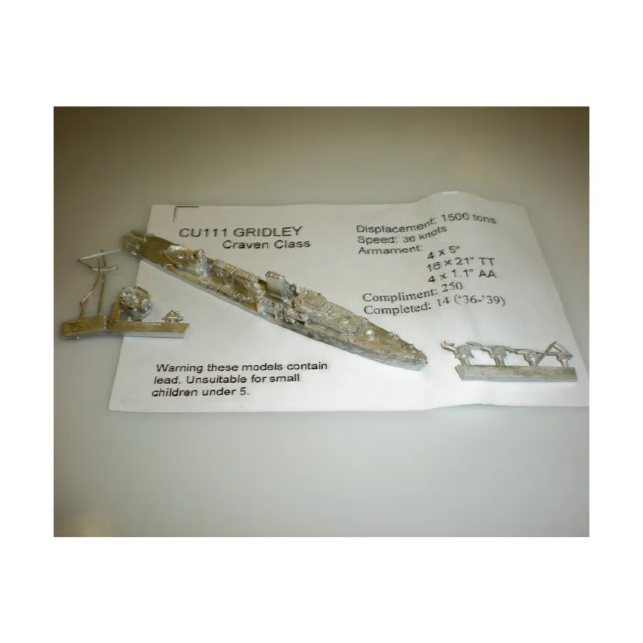 Гридли, Figurehead Ships - WWII Coastal Forces - United States (1:1250) (Noble Miniatures)
Гридли, Figurehead Ships - WWII Coastal Forces - United States (1:1250) (Noble Miniatures)