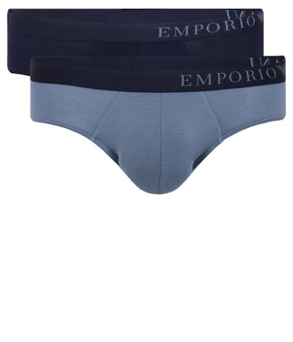 Трусы мужские Emporio Armani с логотипами на резинке 2 шт, синий
Трусы мужские Emporio Armani с логотипами на резинке 2 шт, синий