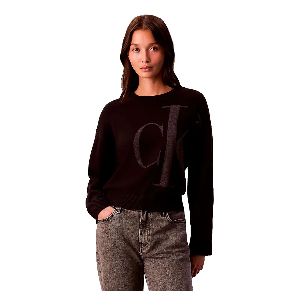 Гладкий свитер Calvin Klein Jeans, коричневый
Гладкий свитер Calvin Klein Jeans, коричневый