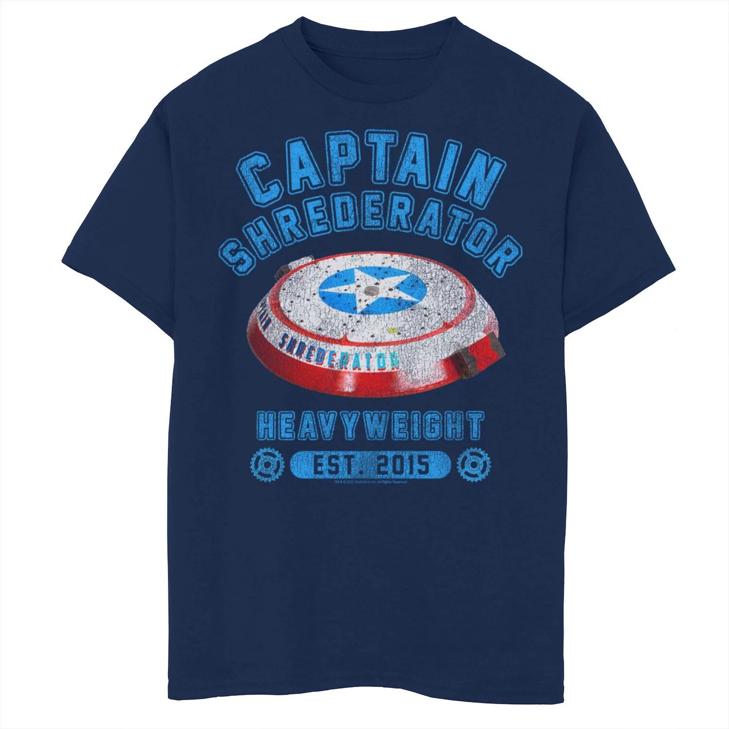 Мальчики 8–20 лет Battlebots Капитан Шредератор Тяжелый вес Приблиз. Футболка 2015 г. Licensed Character 
Мальчики 8–20 лет Battlebots Капитан Шредератор Тяжелый вес Приблиз. Футболка 2015 г. Licensed Character