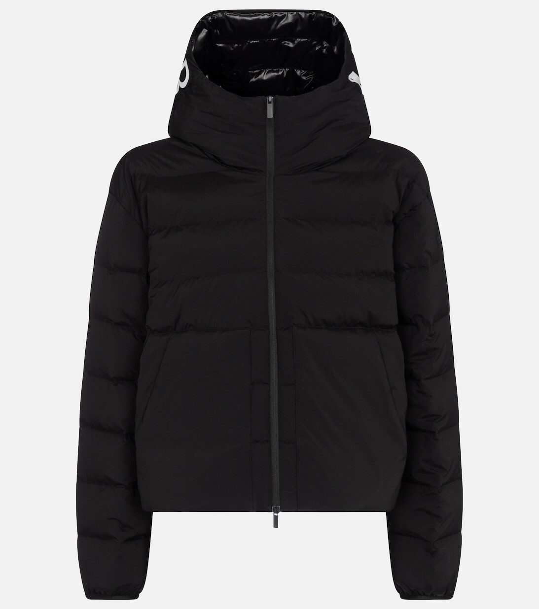 Стеганый пуховик Anwar MONCLER, черный 
Стеганый пуховик Anwar MONCLER, черный