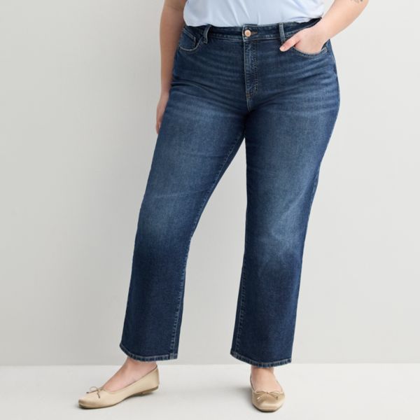 Джинсы прямые с высокой посадкой в стиле 90-х для подростков плюс сайз So, цвет dark
Джинсы прямые с высокой посадкой в стиле 90-х для подростков плюс сайз So, цвет dark