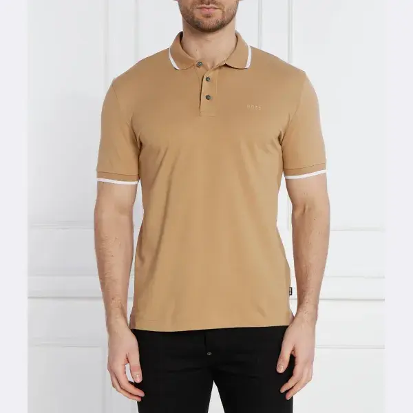 Рубашка-Поло Parlay стандартного кроя Boss, бежевый
Рубашка-Поло Parlay стандартного кроя Boss, бежевый