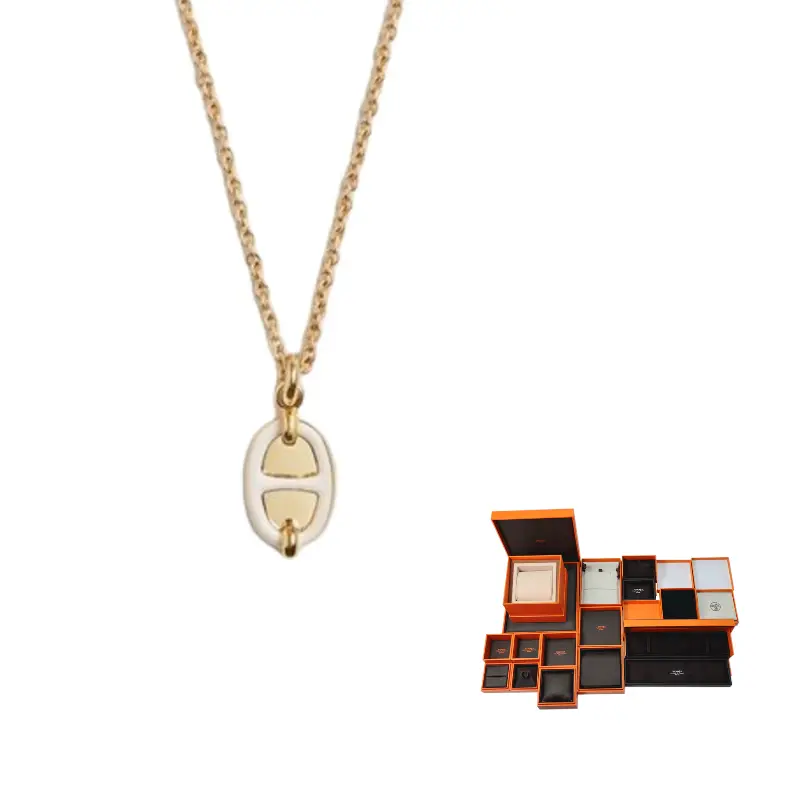 HERMES Позолоченные золотые колье для женщин белый
HERMES Позолоченные золотые колье для женщин белый