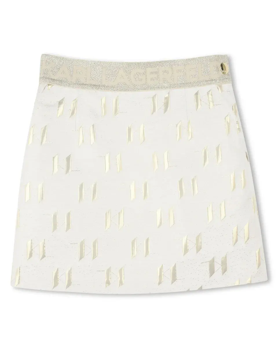 Юбка для девочки с золотым микропринтом Karl Lagerfeld Kids, золотой
Юбка для девочки с золотым микропринтом Karl Lagerfeld Kids, золотой