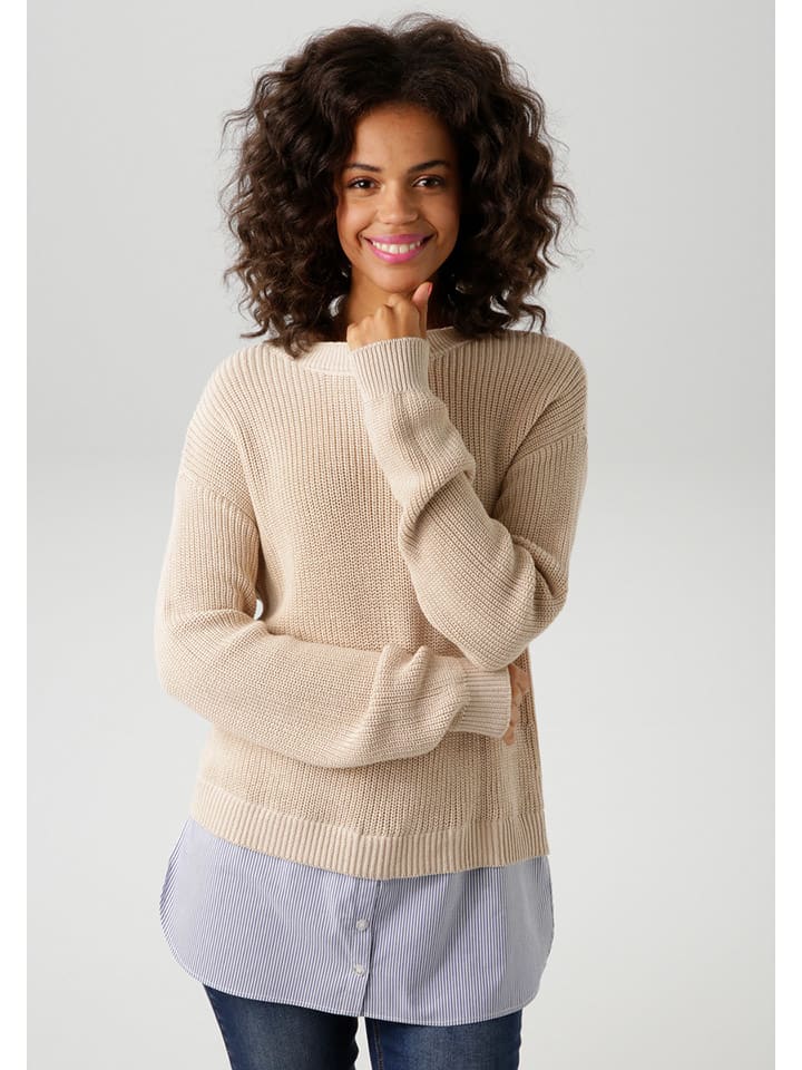 Свитер Aniston, песочный
Свитер Aniston, песочный