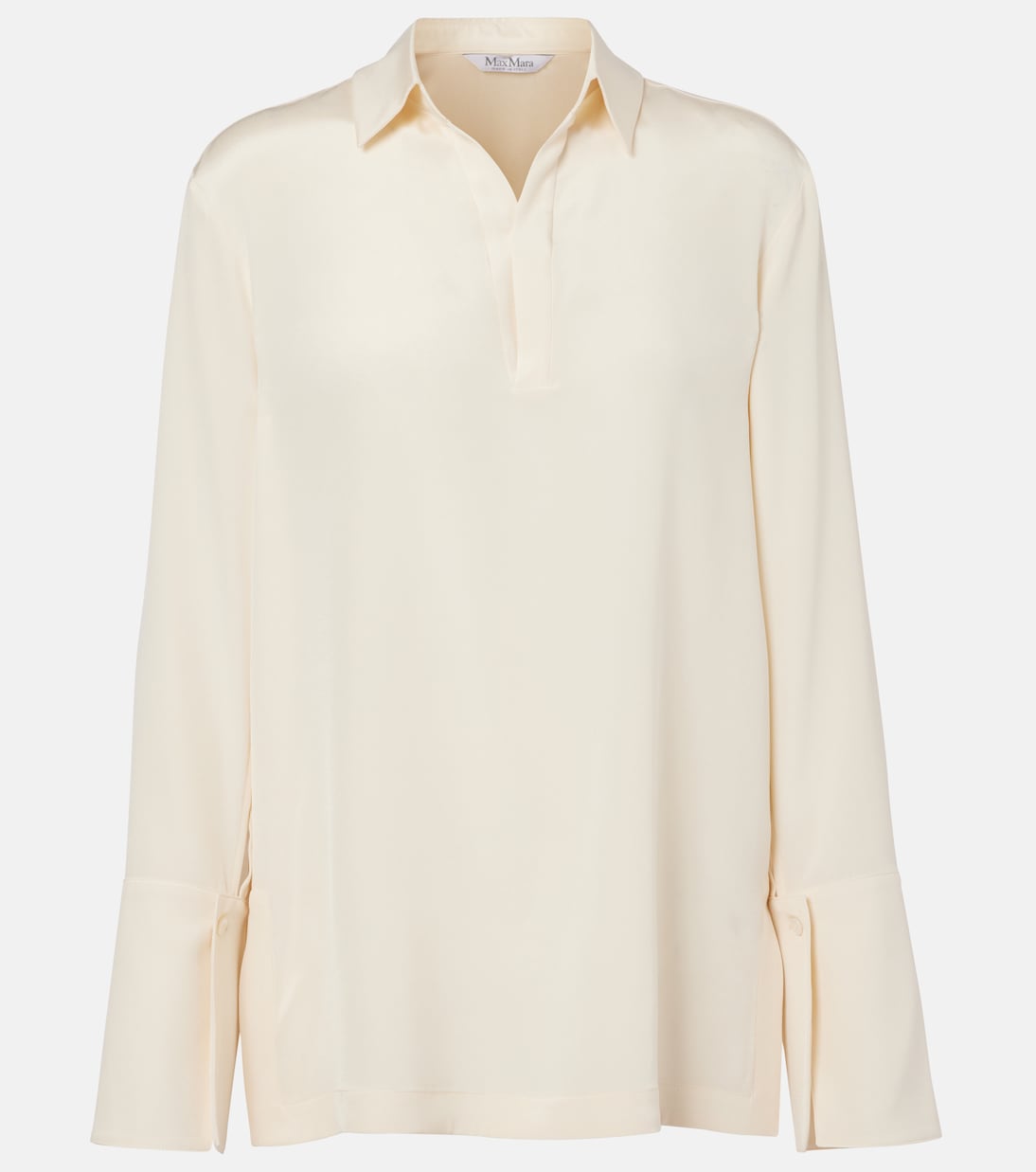 Рубашка из шелкового кади марки Dover Max Mara, Tela
Рубашка из шелкового кади марки Dover Max Mara, Tela