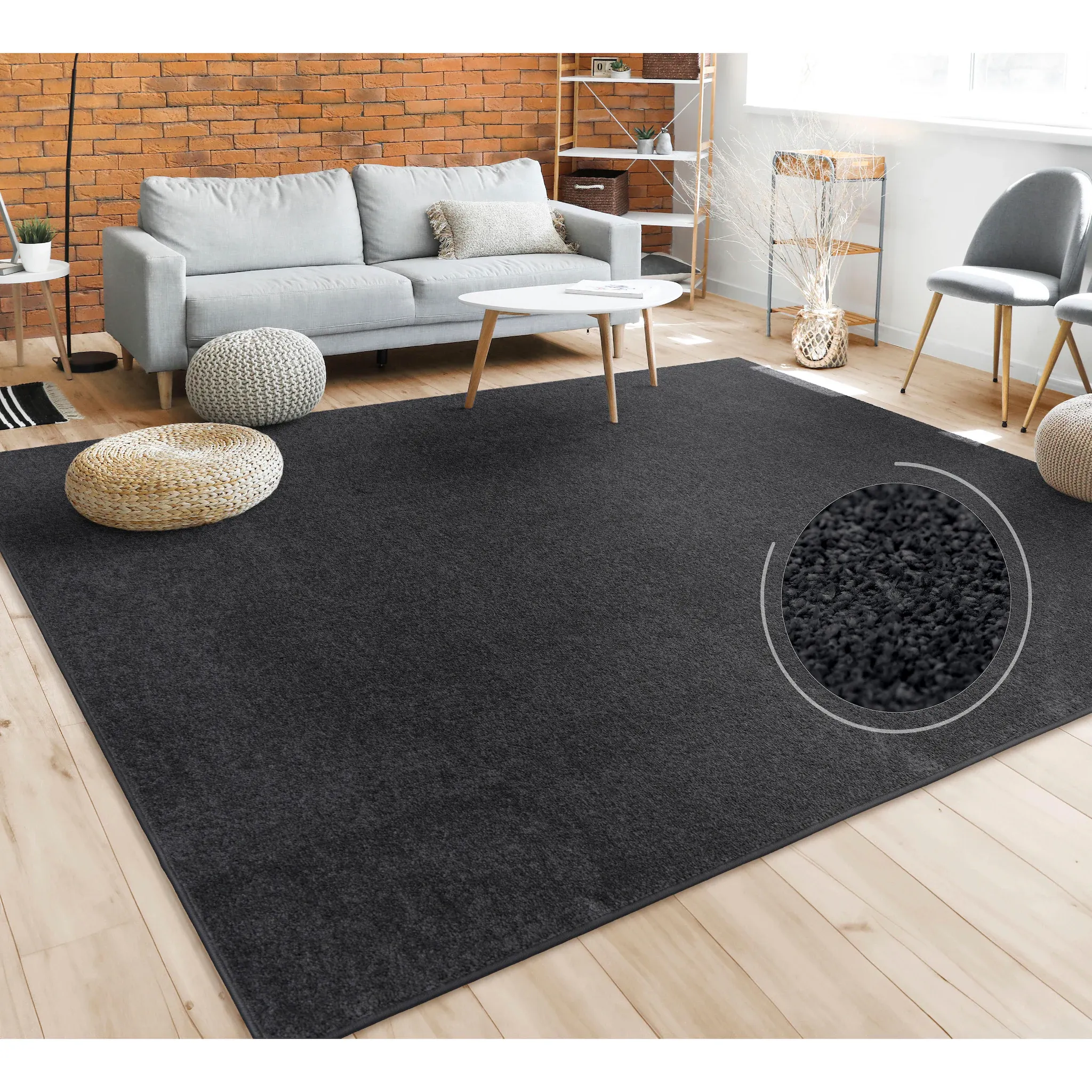 Ковер Paco Home «Porto 890», прямоугольный, высота 13 мм, короткий ворс, однотонный, идеально подходит для гостиной и спальни, черный
Ковер Paco Home «Porto 890», прямоугольный, высота 13 мм, короткий ворс, однотонный, идеально подходит для гостиной и спальни, черный