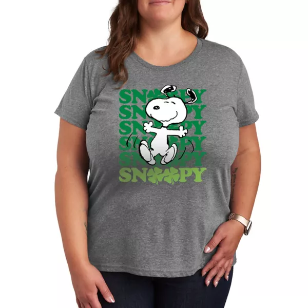 Плюс футболка с рисунком танца «Peanuts Snoopy Clover» Licensed Character, серый
Плюс футболка с рисунком танца «Peanuts Snoopy Clover» Licensed Character, серый