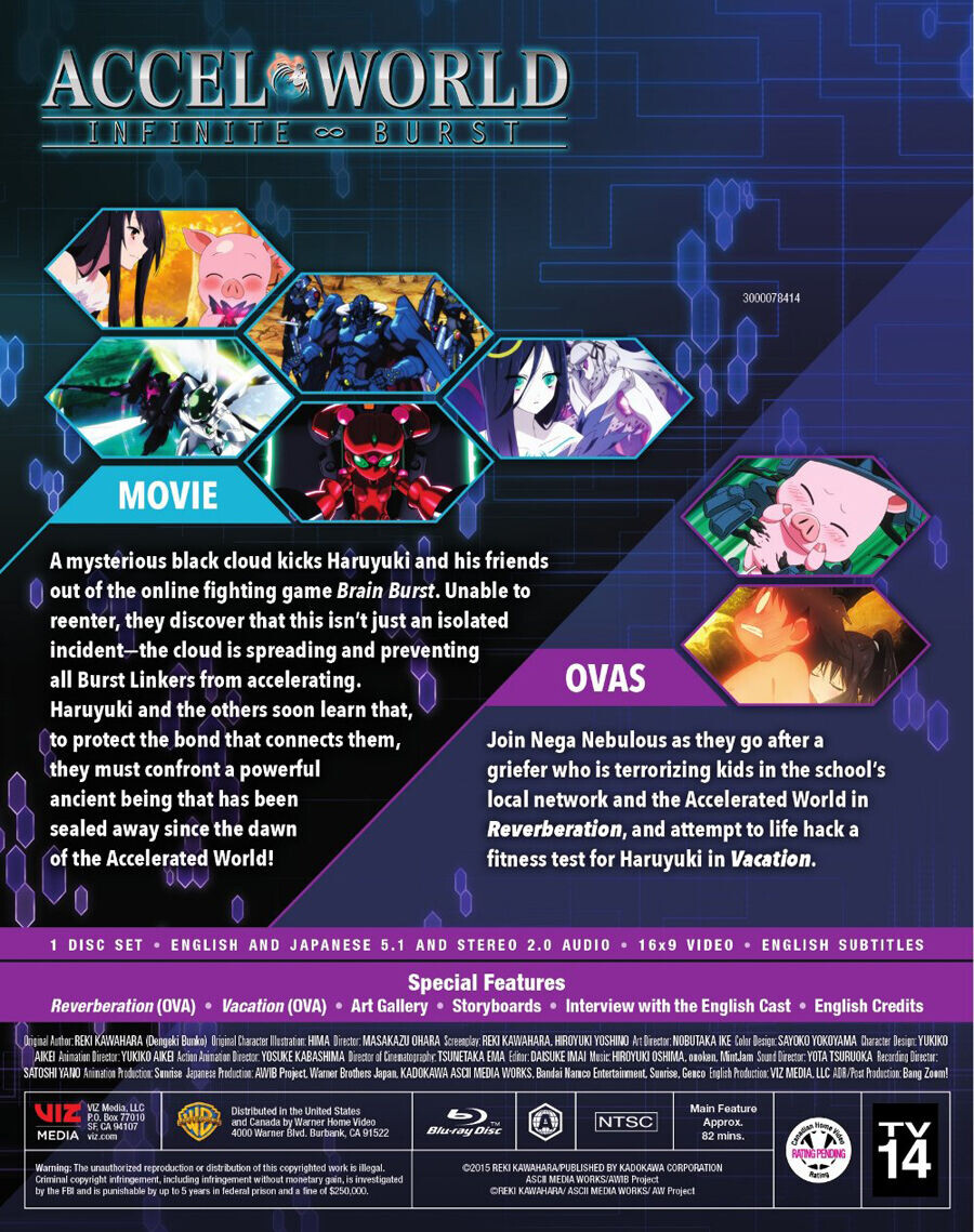 Blu-Ray диск Accel World Infinite Burst Blu-ray
Blu-Ray диск Accel World Infinite Burst Blu-ray