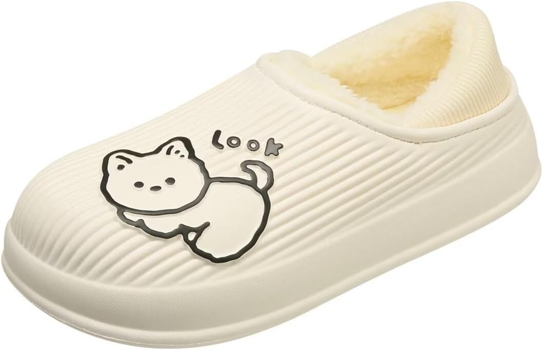 Теплые хлопковые тапочки Zonkacen с мультяшным котом для женщин и мужчин, для зимы и дома, белый
Теплые хлопковые тапочки Zonkacen с мультяшным котом для женщин и мужчин, для зимы и дома, белый