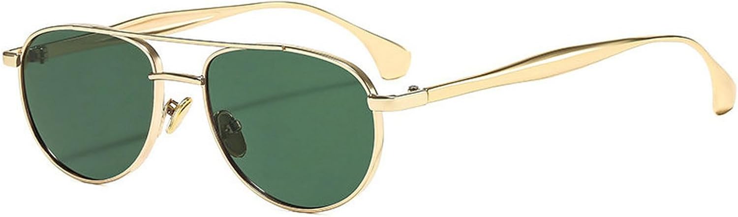 Солнцезащитные очки COTIA с двойной перемычкой, овальной формы, для женщин и мужчин, в стиле «пилот», металлические, классические, винтажные, ретро, для путешествий, Green
Солнцезащитные очки COTIA с двойной перемычкой, овальной формы, для женщин и мужчин, в стиле «пилот», металлические, классические, винтажные, ретро, для путешествий, Green