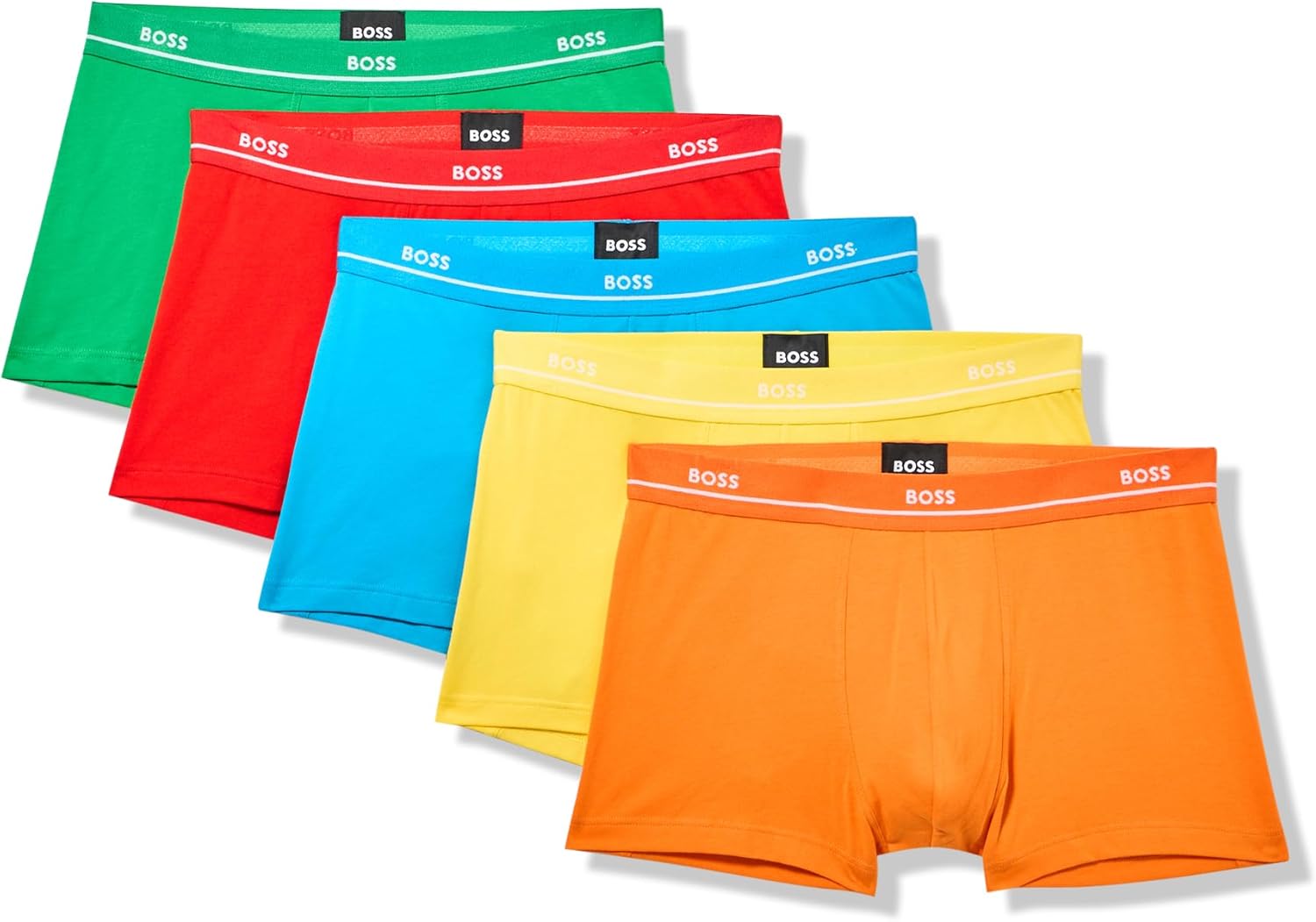 BOSS мужские трусы с логотипом Bold, 5 шт, Rainbow
BOSS мужские трусы с логотипом Bold, 5 шт, Rainbow