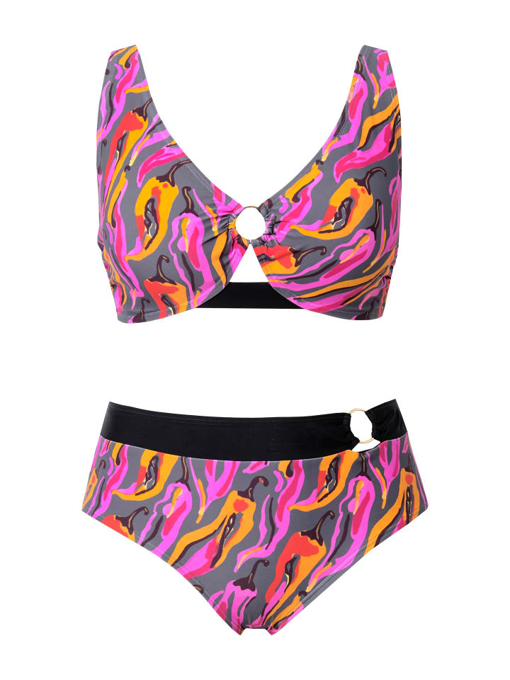 Бюстгальтер на косточках Ulla Popken, темно-серый
Бюстгальтер на косточках Ulla Popken, темно-серый