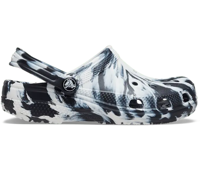 Классические мраморные сабо Crocs детские, цвет Black / White
Классические мраморные сабо Crocs детские, цвет Black / White