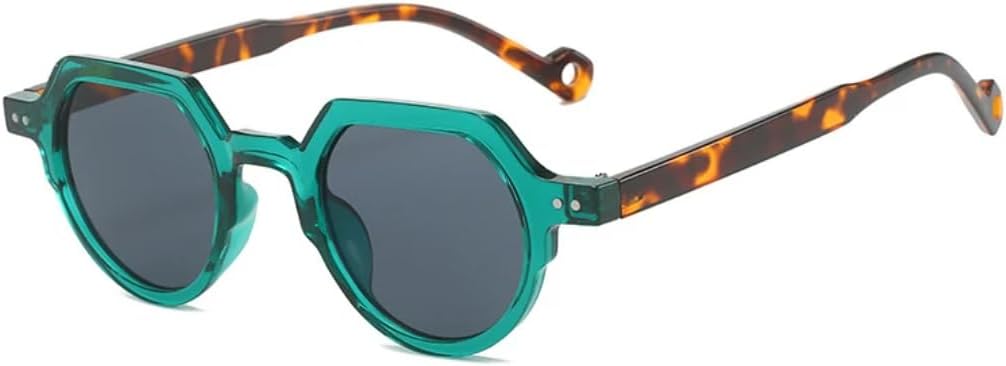 Модные маленькие овальные солнцезащитные очки для женщин с защитой от УФ-излучения UV400, винтажные, в стиле панк, с заклепками, конфетного цвета, мужские с леопардовым принтом UATXTAU, Green Leopard Grey
Модные маленькие овальные солнцезащитные очки для женщин с защитой от УФ-излучения UV400, винтажные, в стиле панк, с заклепками, конфетного цвета, мужские с леопардовым принтом UATXTAU, Green Leopard Grey