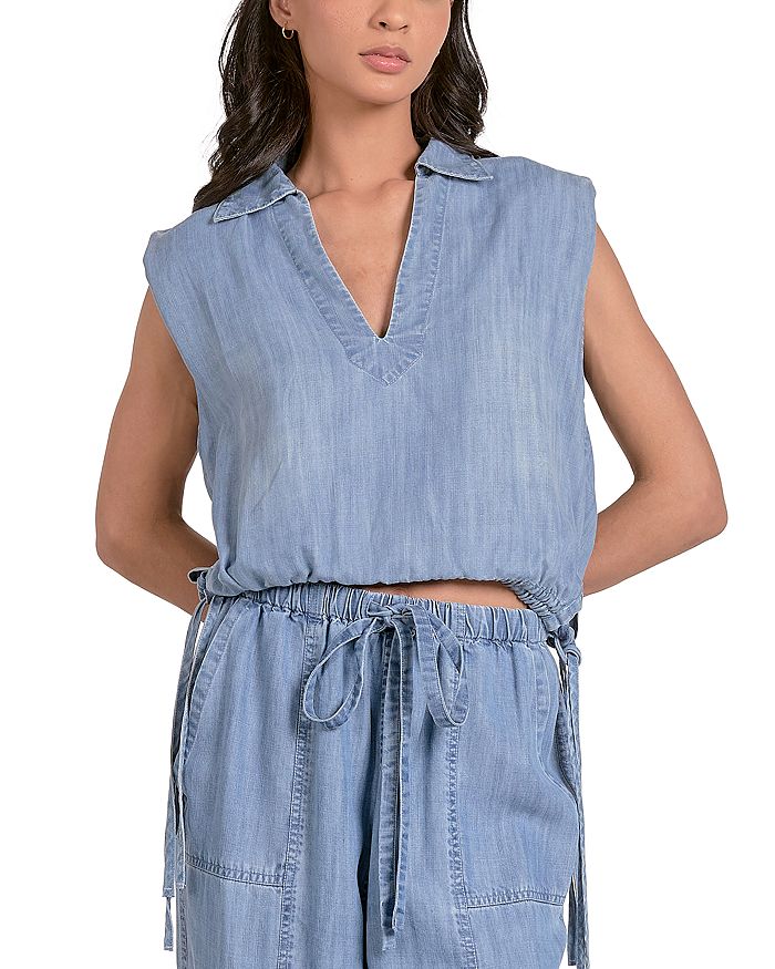 Короткий топ Elan, синий
Короткий топ Elan, синий