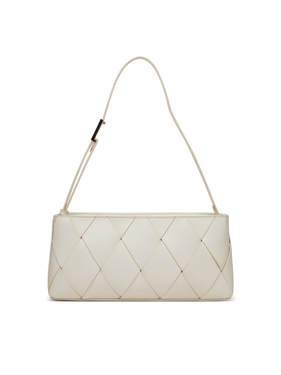 Сумочка Ck Woven Elongated Shoulder Bag K60K612992 Calvin Klein, белый 
Сумочка Ck Woven Elongated Shoulder Bag K60K612992 Calvin Klein, белый