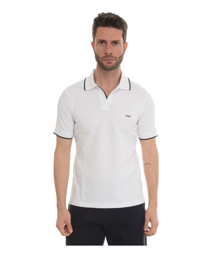 Рубашка-Поло с коротким рукавом Fay, белый
Рубашка-Поло с коротким рукавом Fay, белый