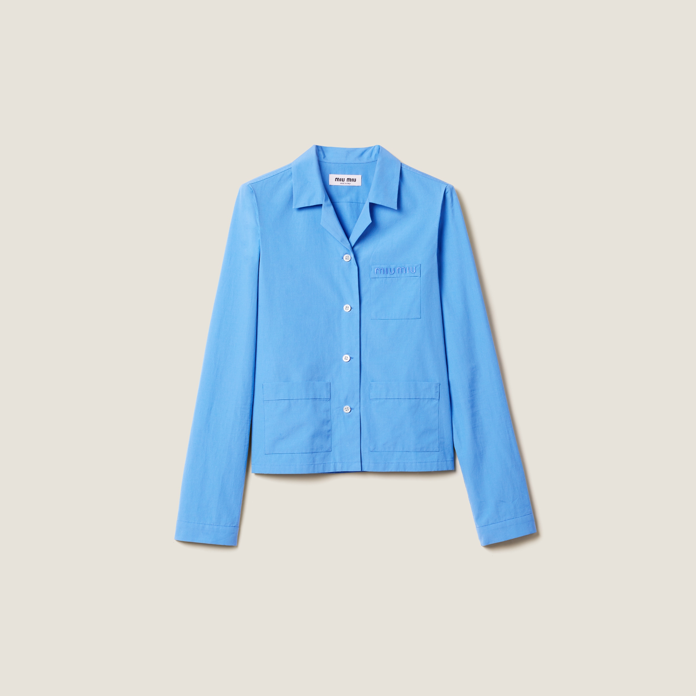 Рубашка из поплина MIU MIU, сапфирово-синий
Рубашка из поплина MIU MIU, сапфирово-синий