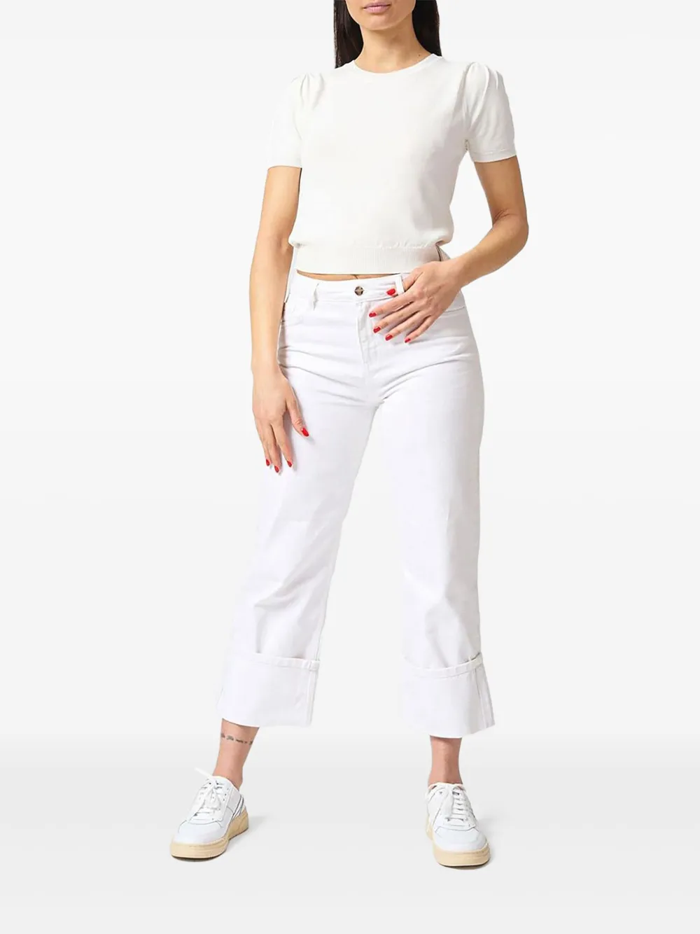 Свитер с объемными рукавами HINNOMINATE, белый
Свитер с объемными рукавами HINNOMINATE, белый