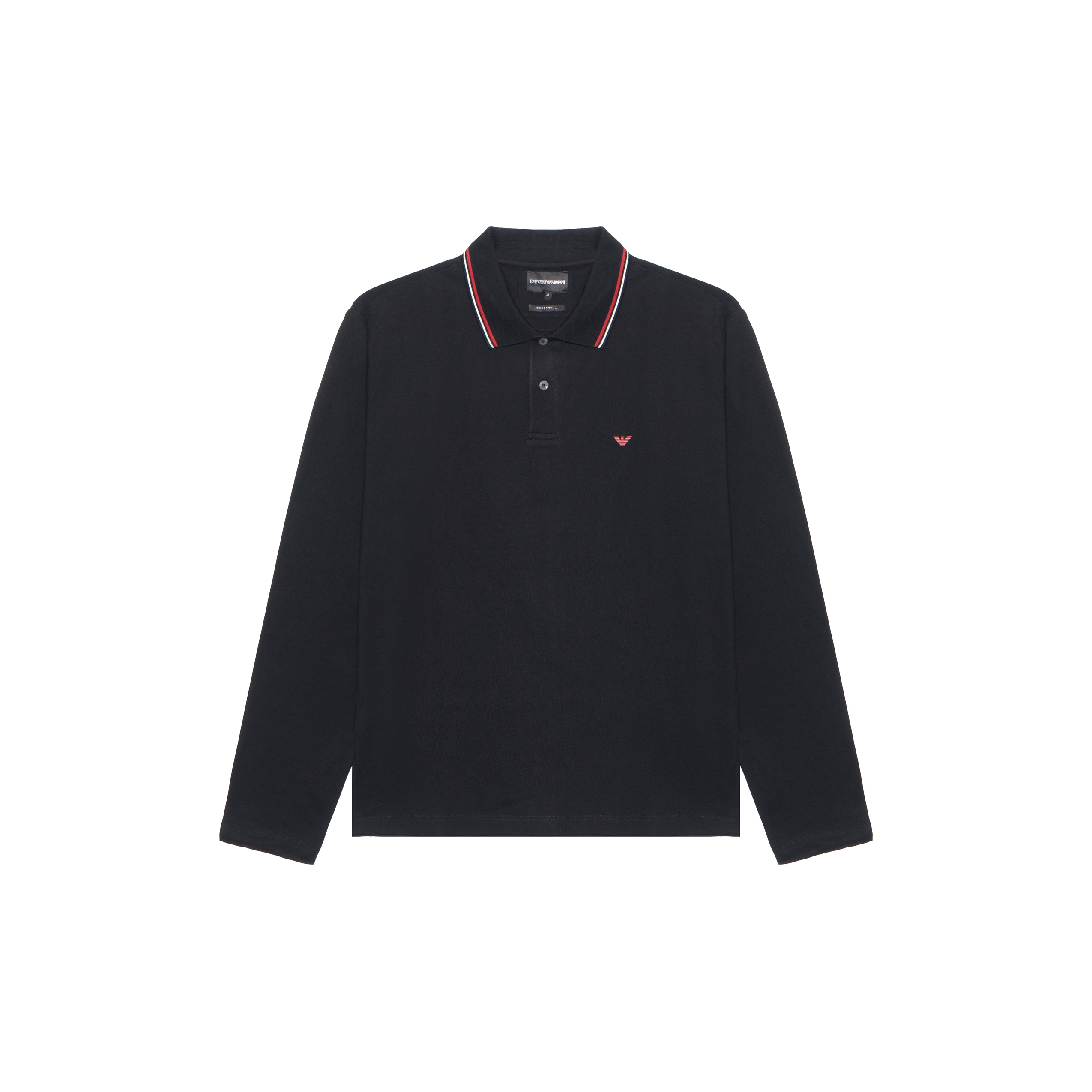 Микро Eagle вышитая поло с длинным рукавом EMPORIO ARMANI, черный
Микро Eagle вышитая поло с длинным рукавом EMPORIO ARMANI, черный