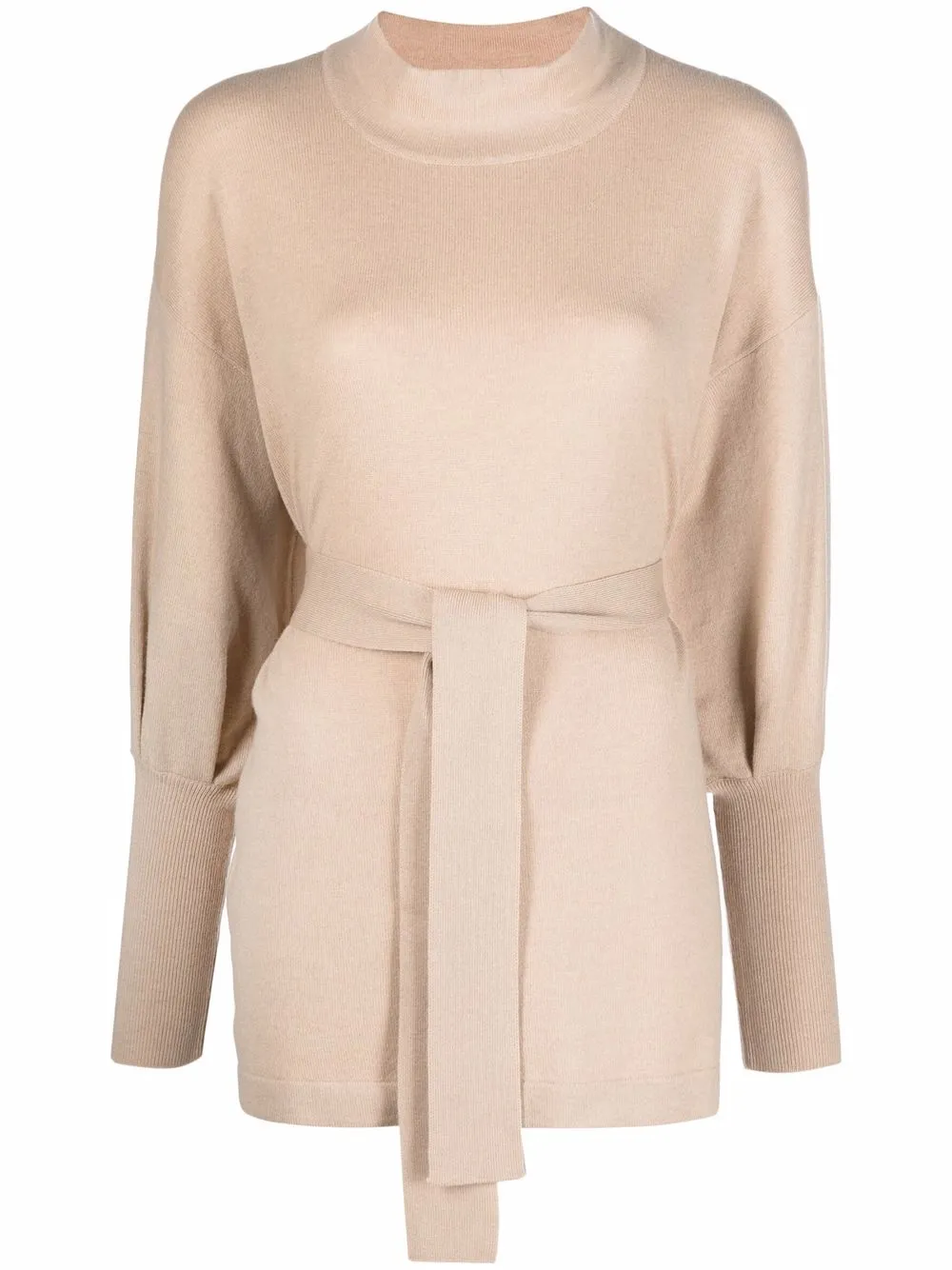 Джемпер с объемными рукавами и поясом Fabiana Filippi, нейтральный
Джемпер с объемными рукавами и поясом Fabiana Filippi, нейтральный