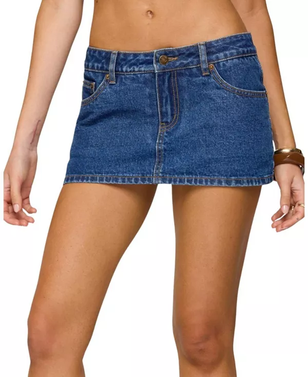 Джинсовая мини-шорты Camelia Edikted, синий
Джинсовая мини-шорты Camelia Edikted, синий