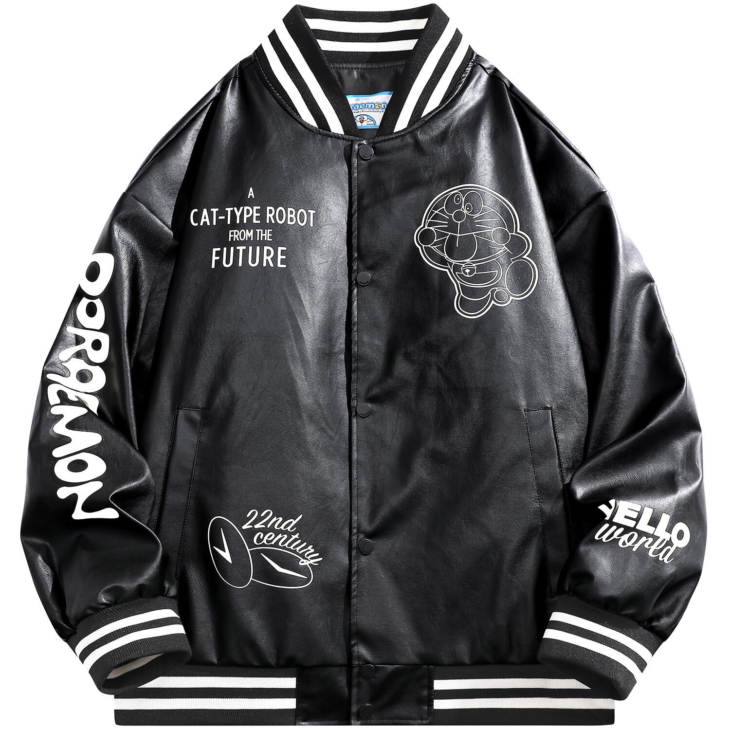 Бейсбольная куртка унисекс Doraemon, Черный
Бейсбольная куртка унисекс Doraemon, Черный