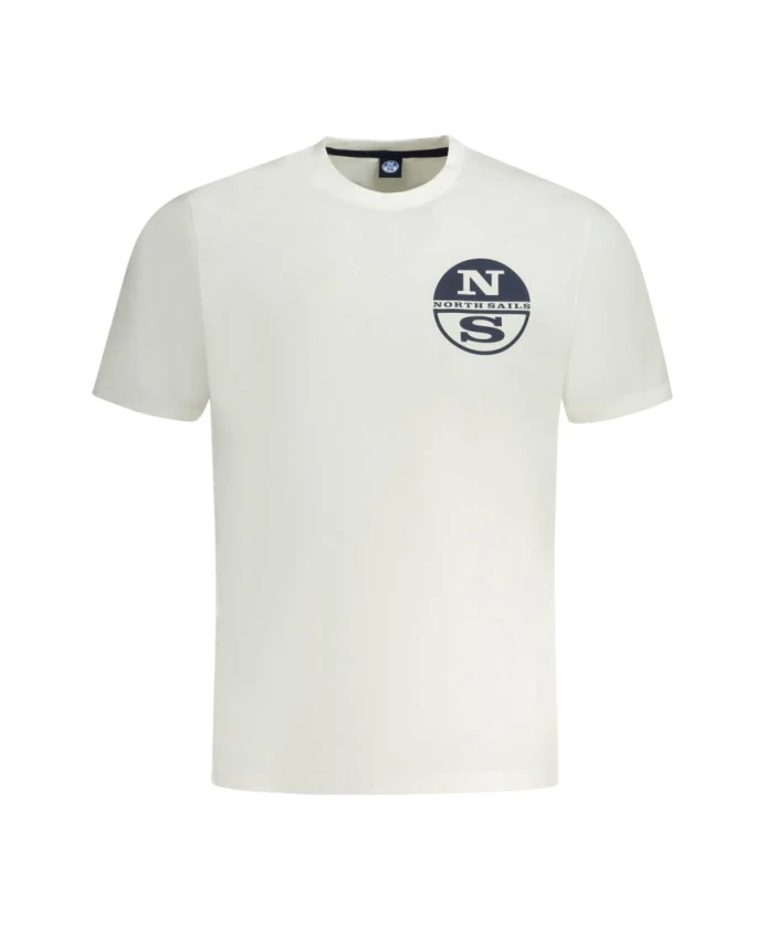 Белая хлопковая футболка с круглым вырезом North Sails, белый
Белая хлопковая футболка с круглым вырезом North Sails, белый